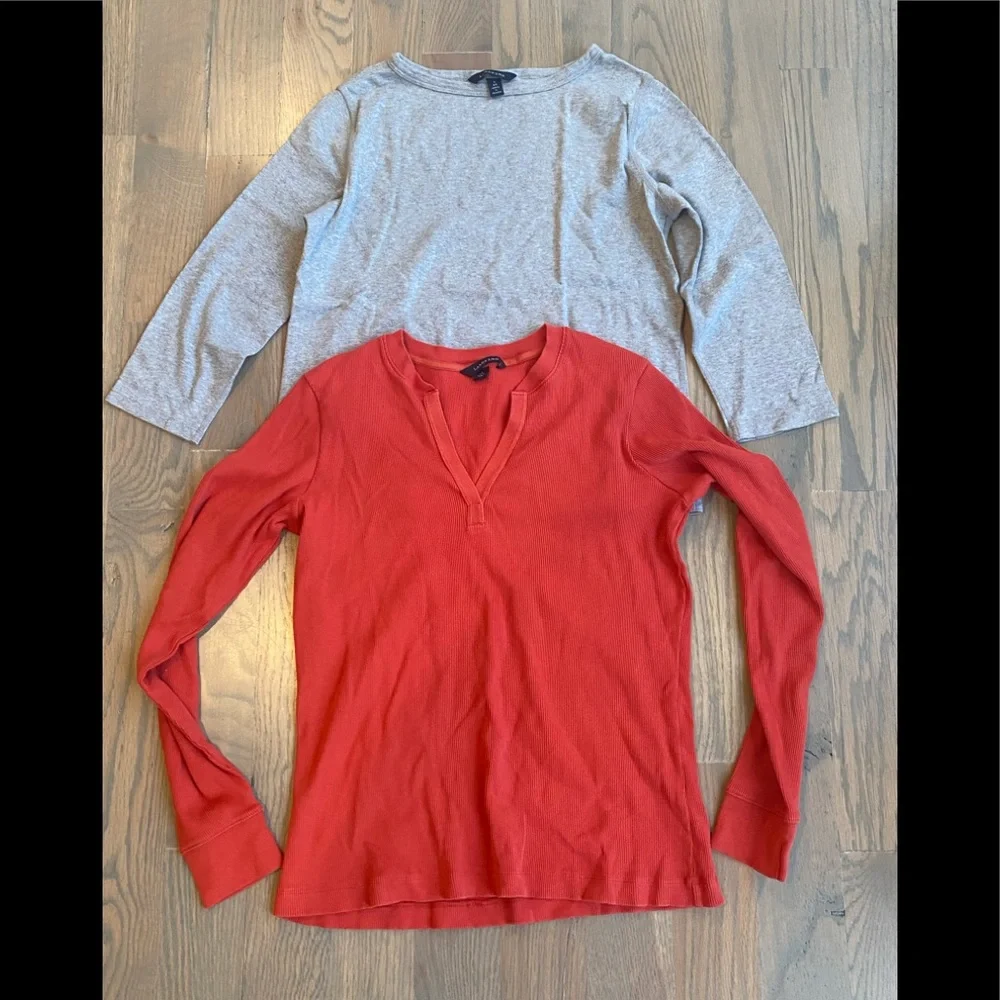 Lands’End women 2 tops size S